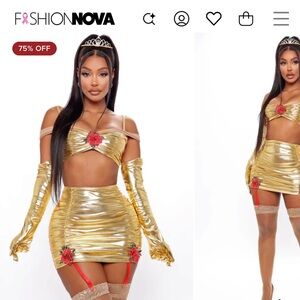 Fashion Nova Disney Princess Belle Costume